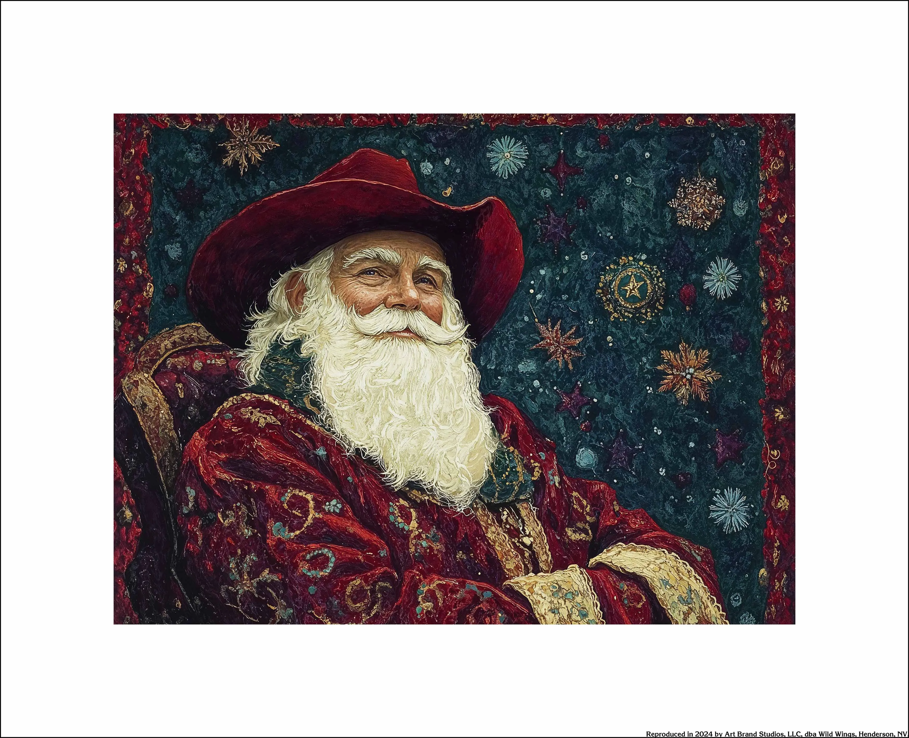 Frontier Father Christmas - Art Prints