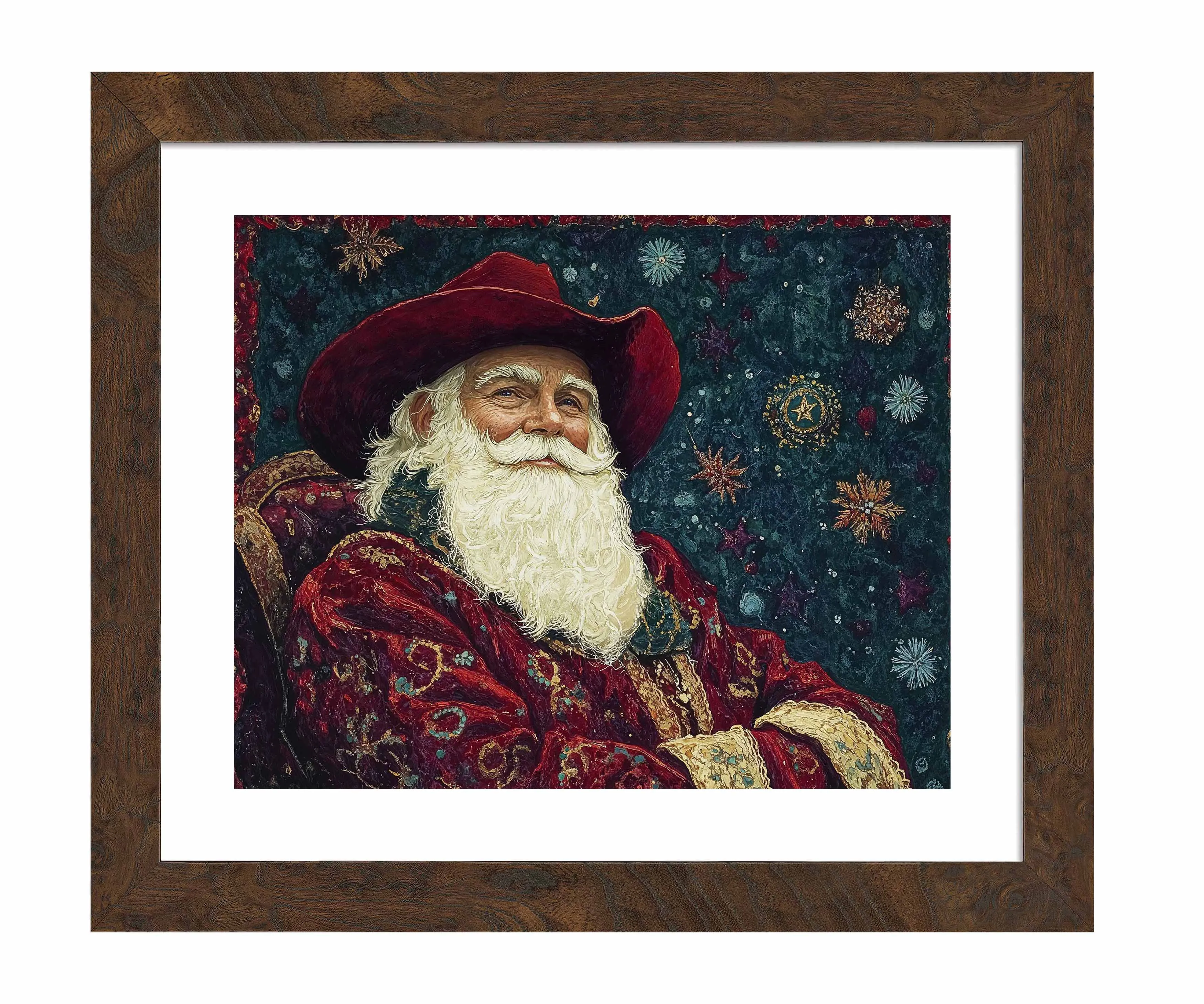 Frontier Father Christmas - Art Prints