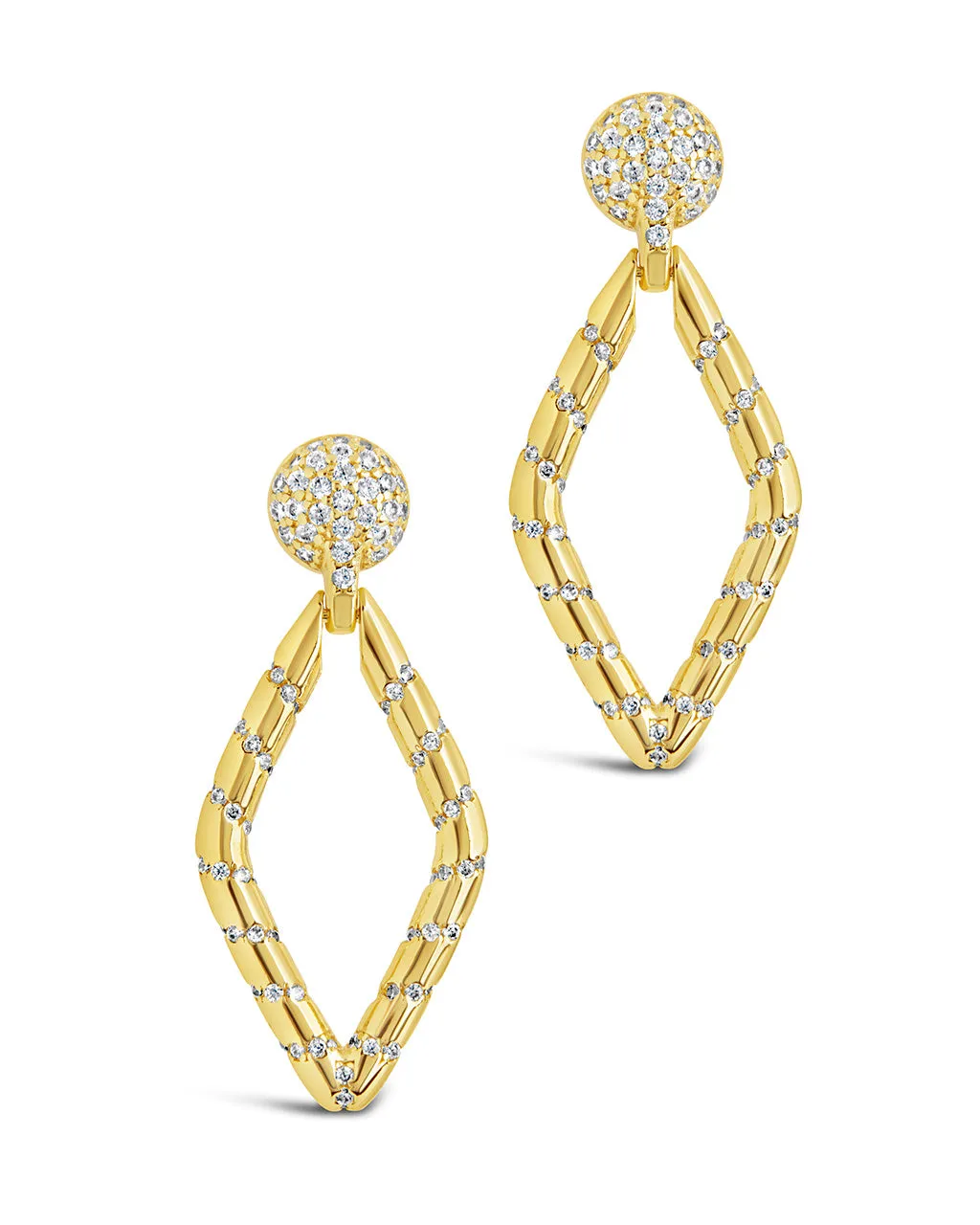 Gisele CZ Drop Earrings