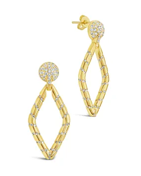 Gisele CZ Drop Earrings