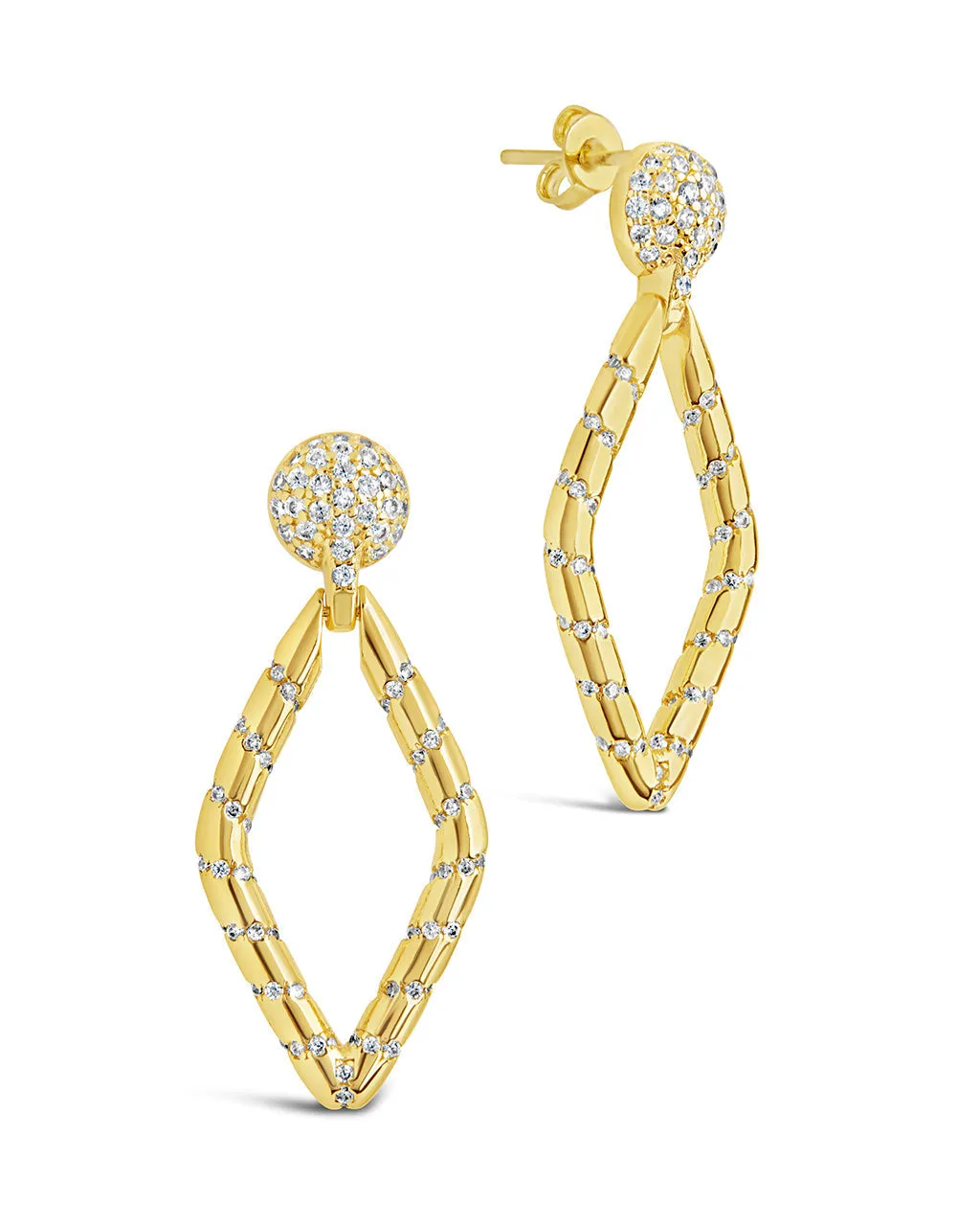 Gisele CZ Drop Earrings