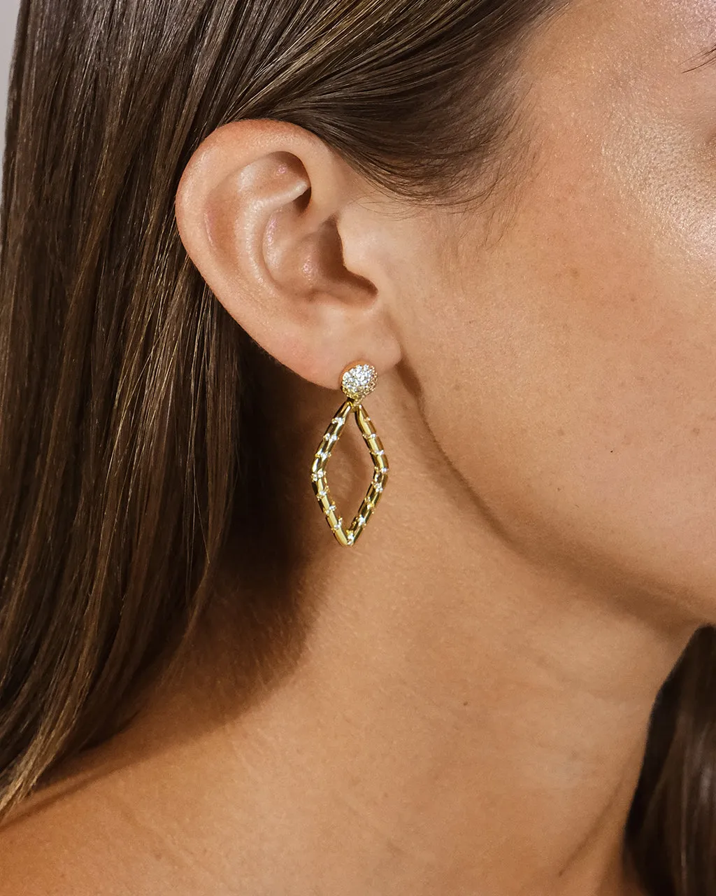 Gisele CZ Drop Earrings