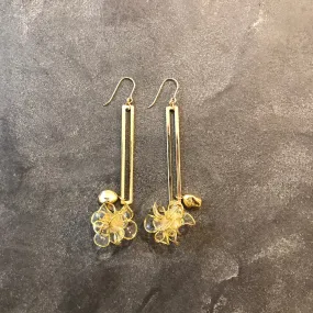 GOLD FLEUR PIASU/EARRINGS　