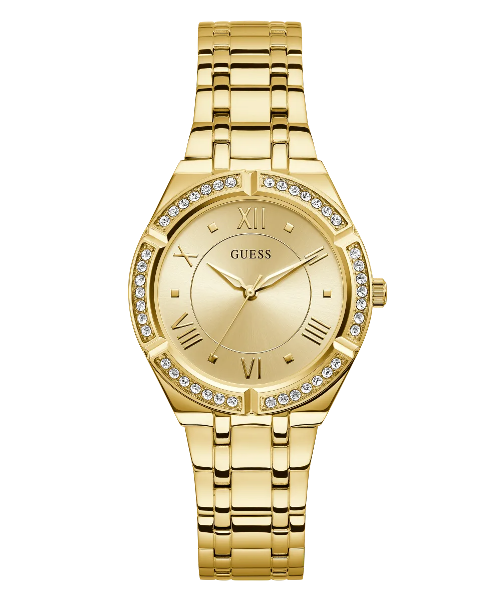 GUESS Ladies Gold Tone Analog Watch