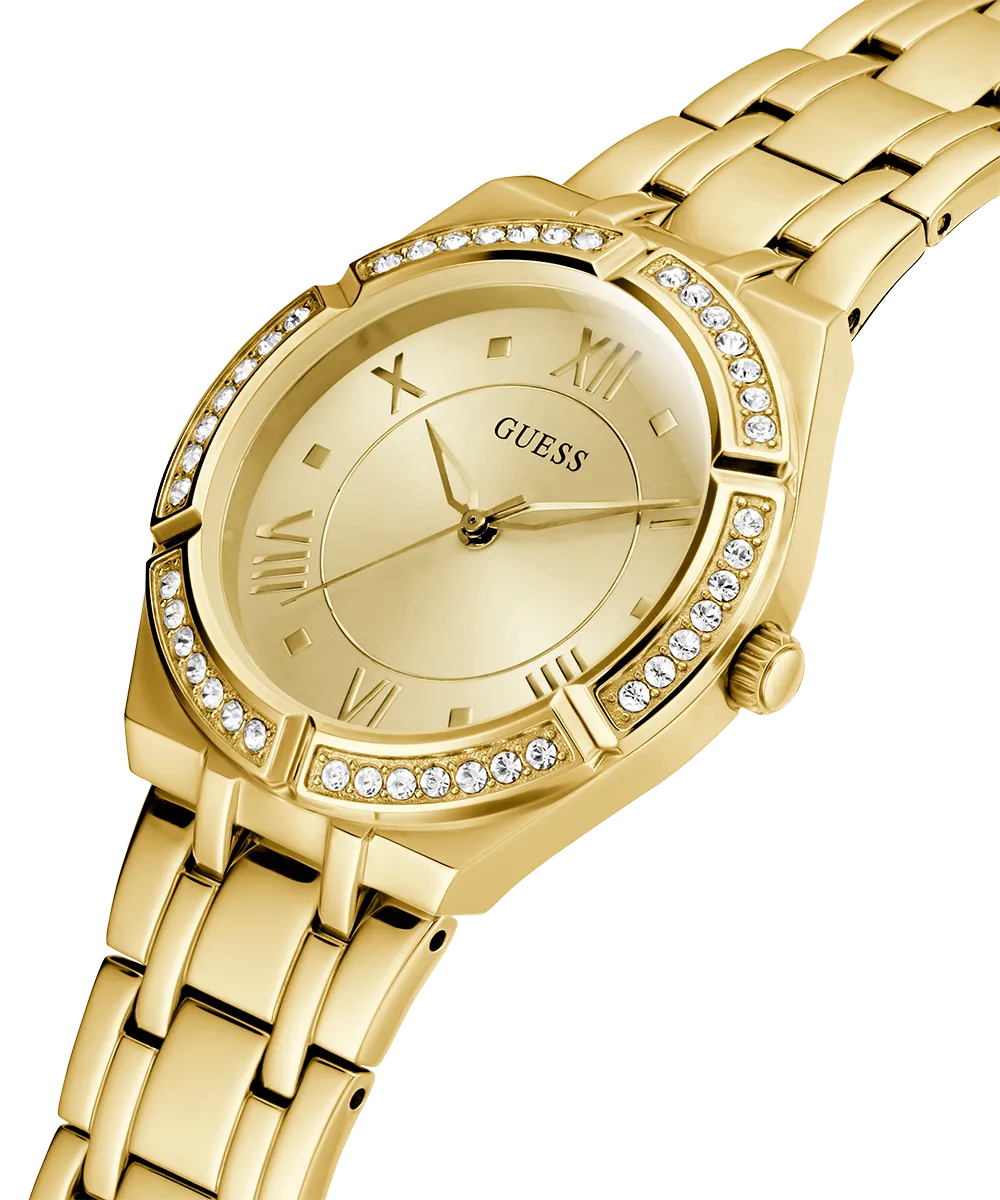 GUESS Ladies Gold Tone Analog Watch