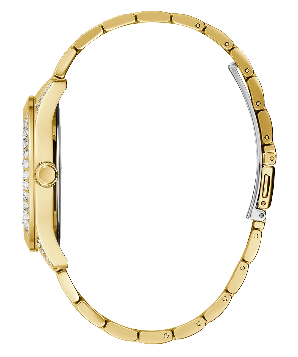 GUESS Ladies Gold Tone Analog Watch