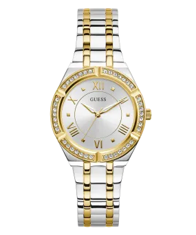 GUESS Ladies Silver Tone/Gold Tone Analog Watch