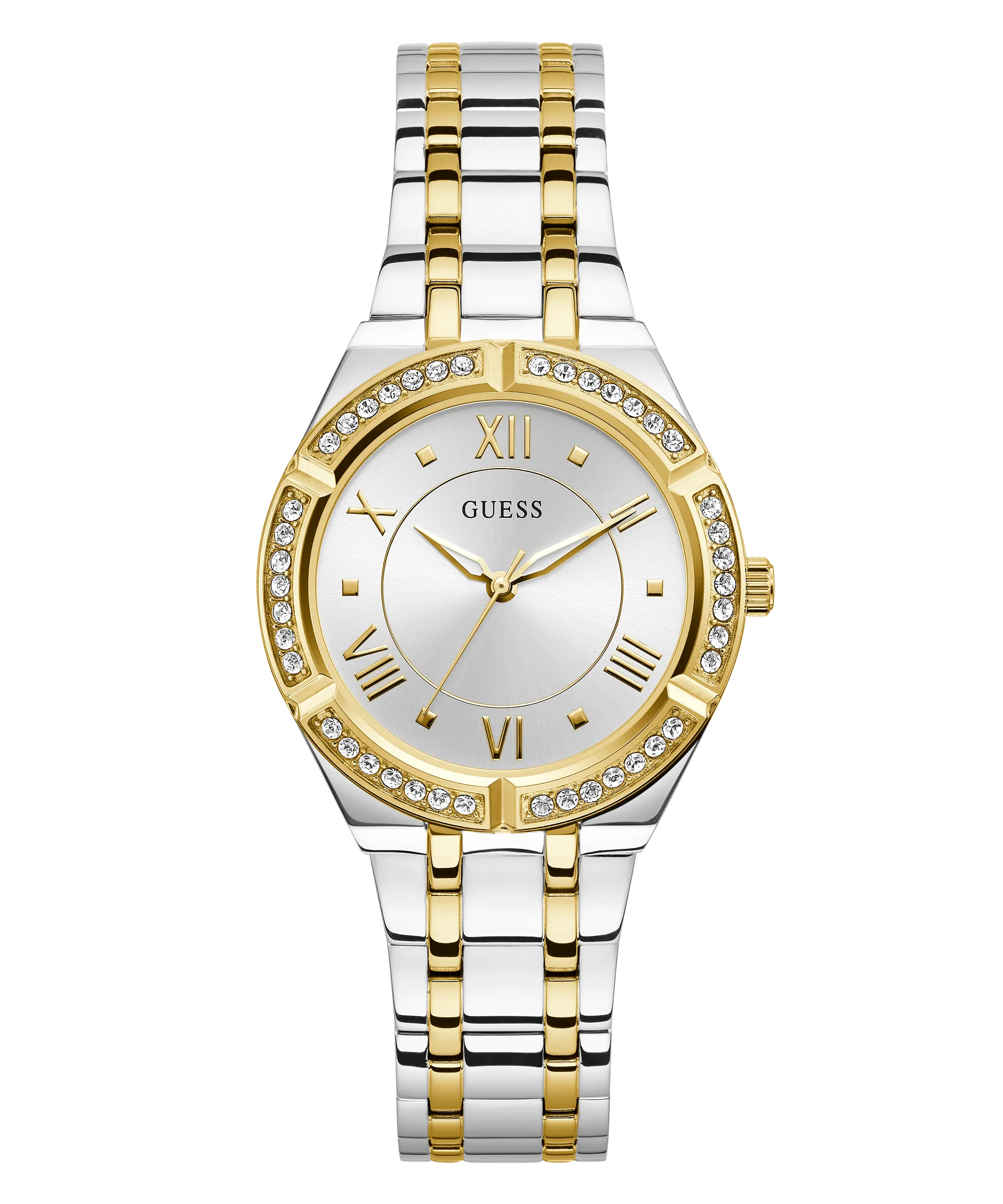 GUESS Ladies Silver Tone/Gold Tone Analog Watch