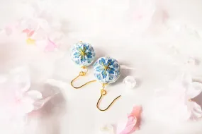 HAReTEMRI FACTORY | Temari Earrings 1.5cm | Sakura Blue