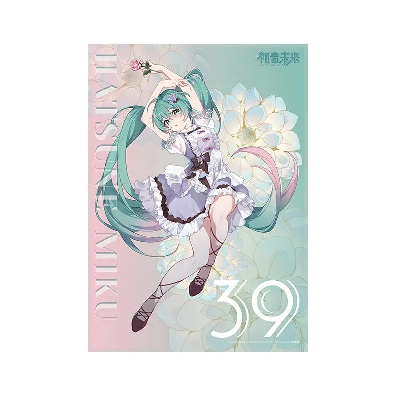 Hatsune Miku - Hatsune Miku 39 Language Of Flowers 3D Poster Moeyu