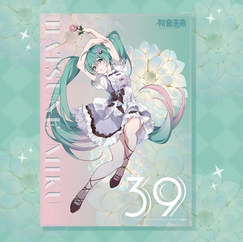 Hatsune Miku - Hatsune Miku 39 Language Of Flowers 3D Poster Moeyu