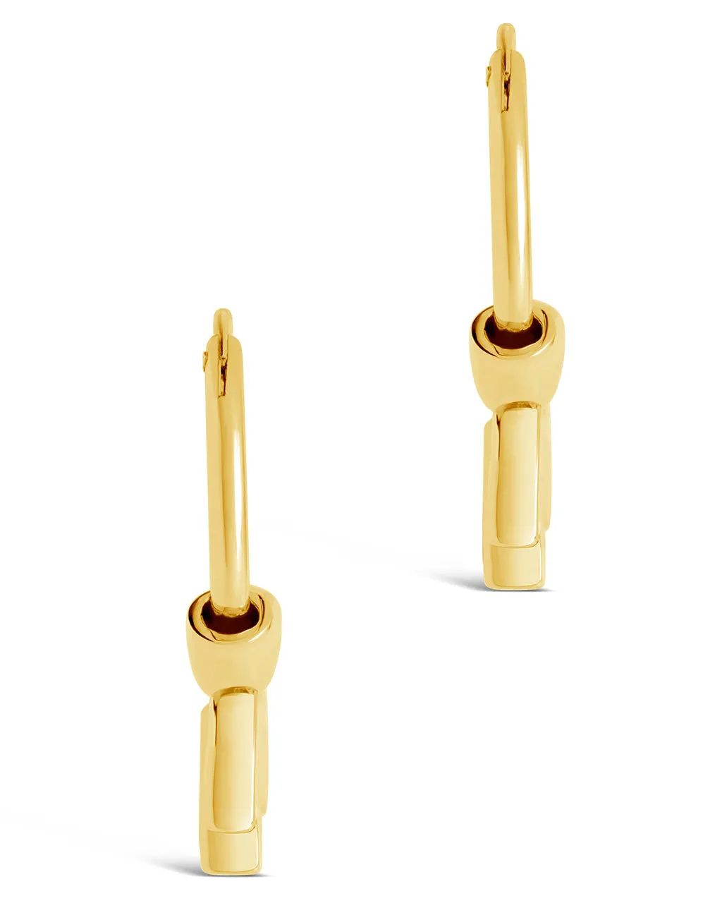 Helena CZ Hoop Earrings