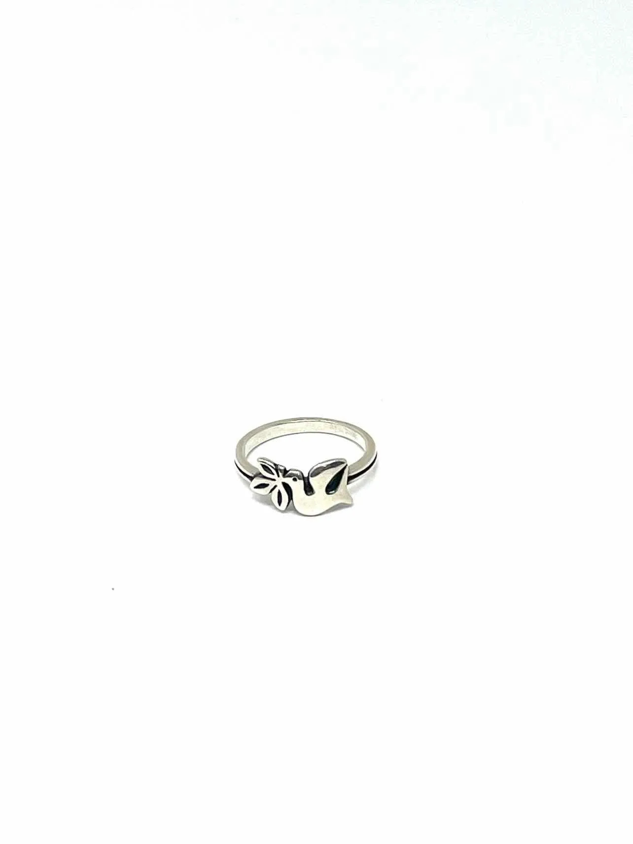 James Avery Size 6.75 Silver Birds Sterling Silver Retired Jewelry Ring