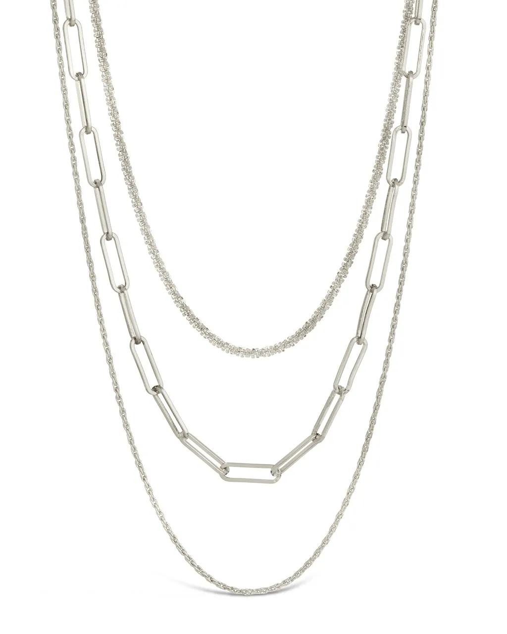 Kori Triple Layered Chain Necklace