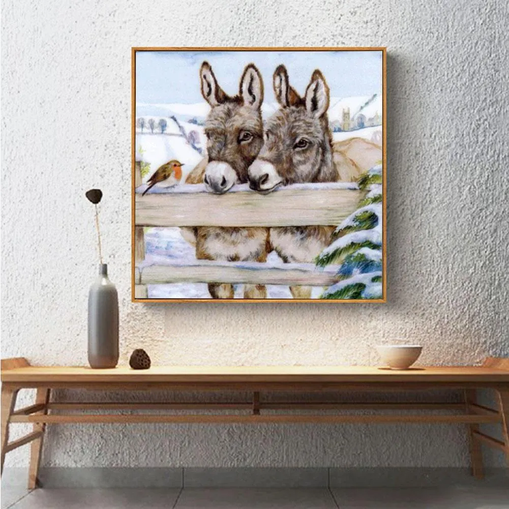 Little Donkey DIY Full Drill Diamond Painting Decor