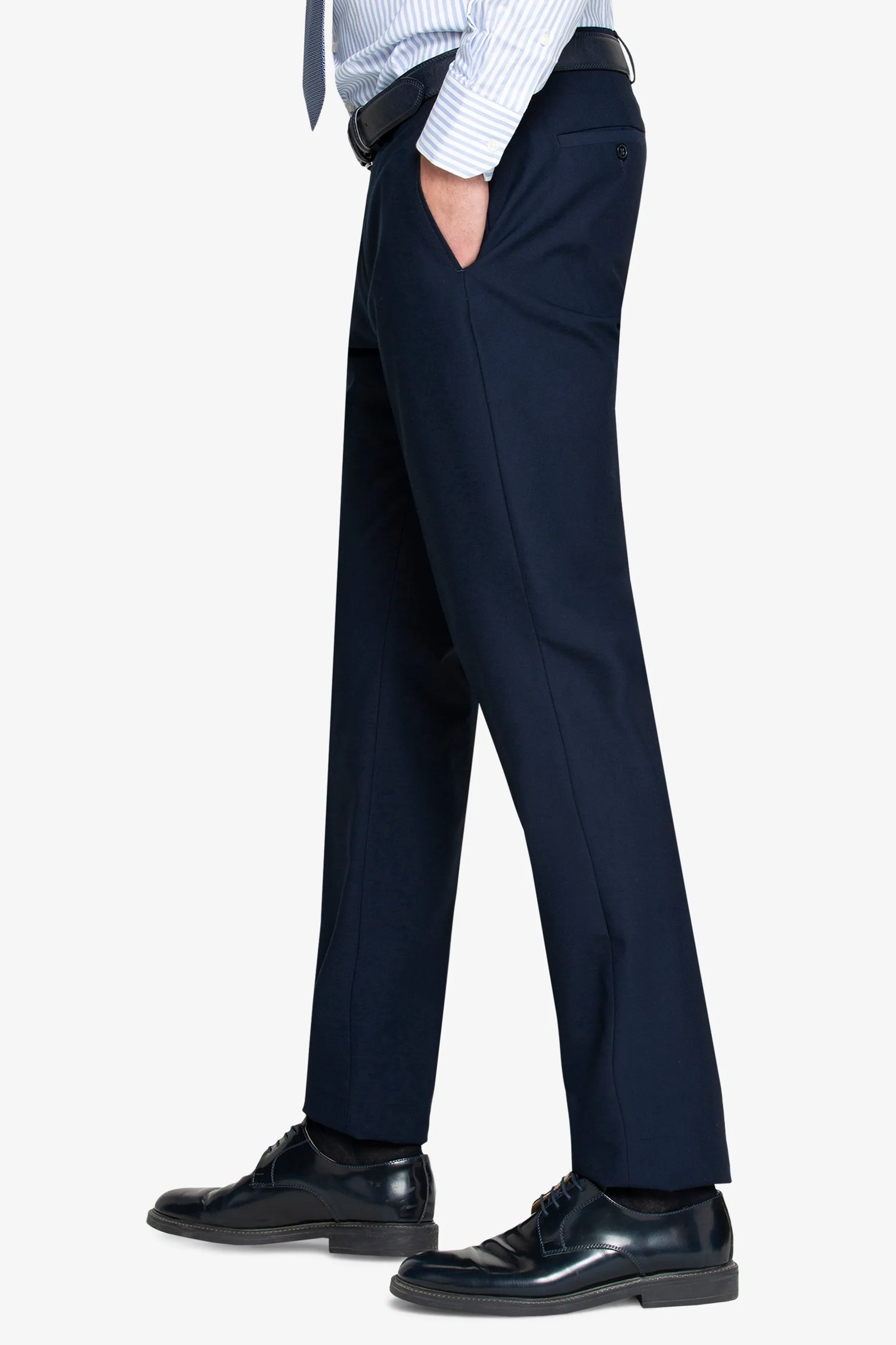 Pantalone da abito classico navy