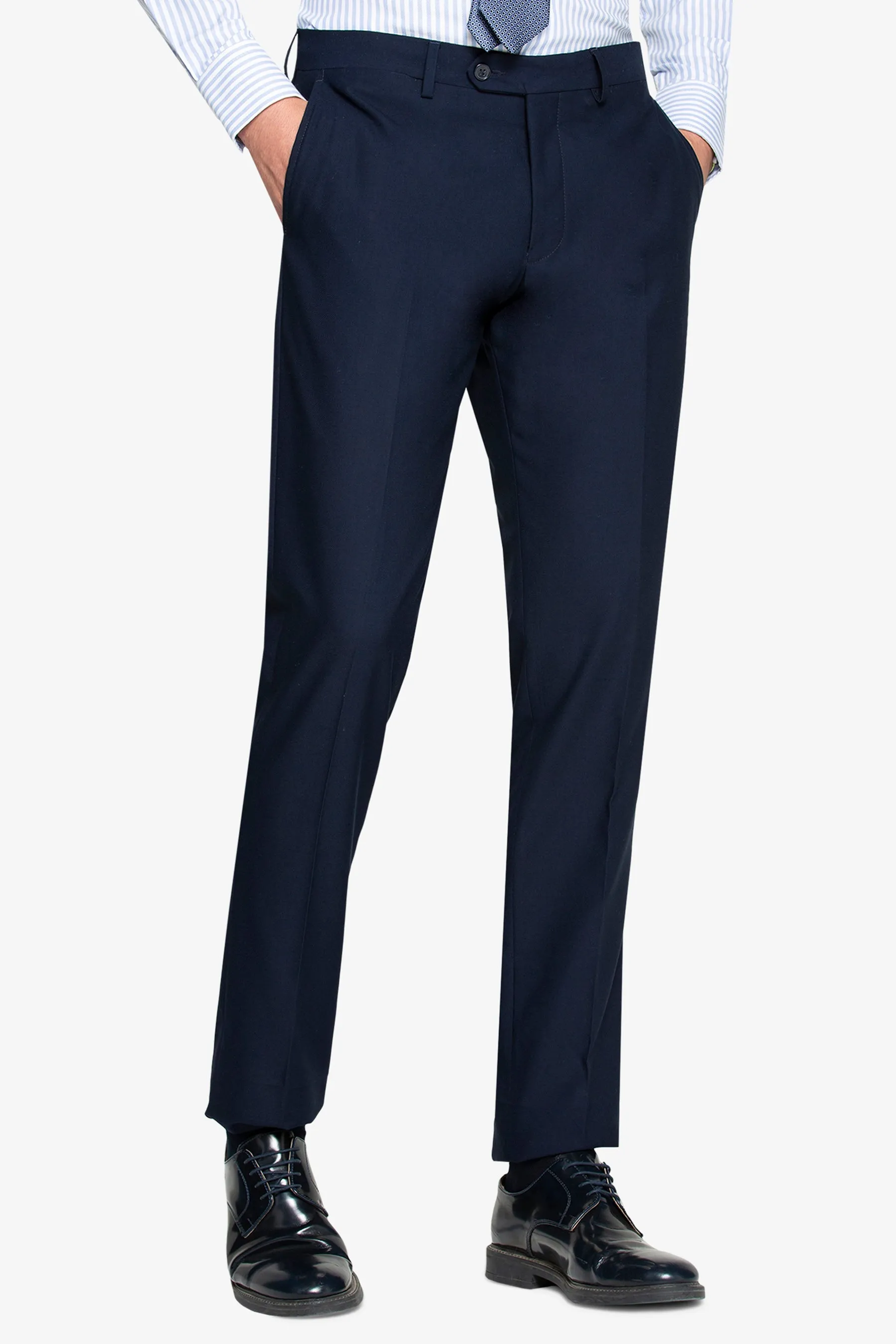 Pantalone da abito classico navy