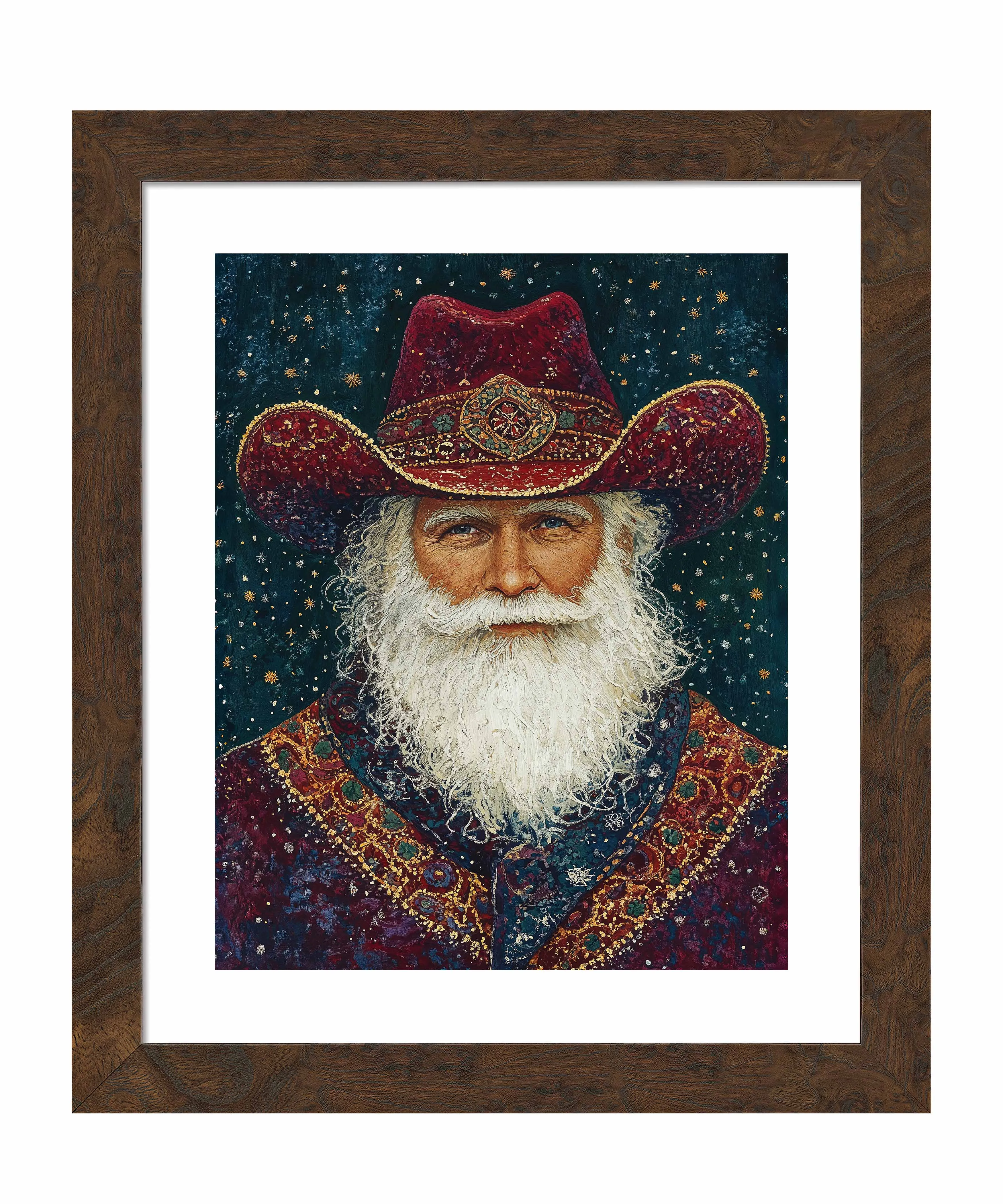 Portrait of Mr. Claus - Art Prints