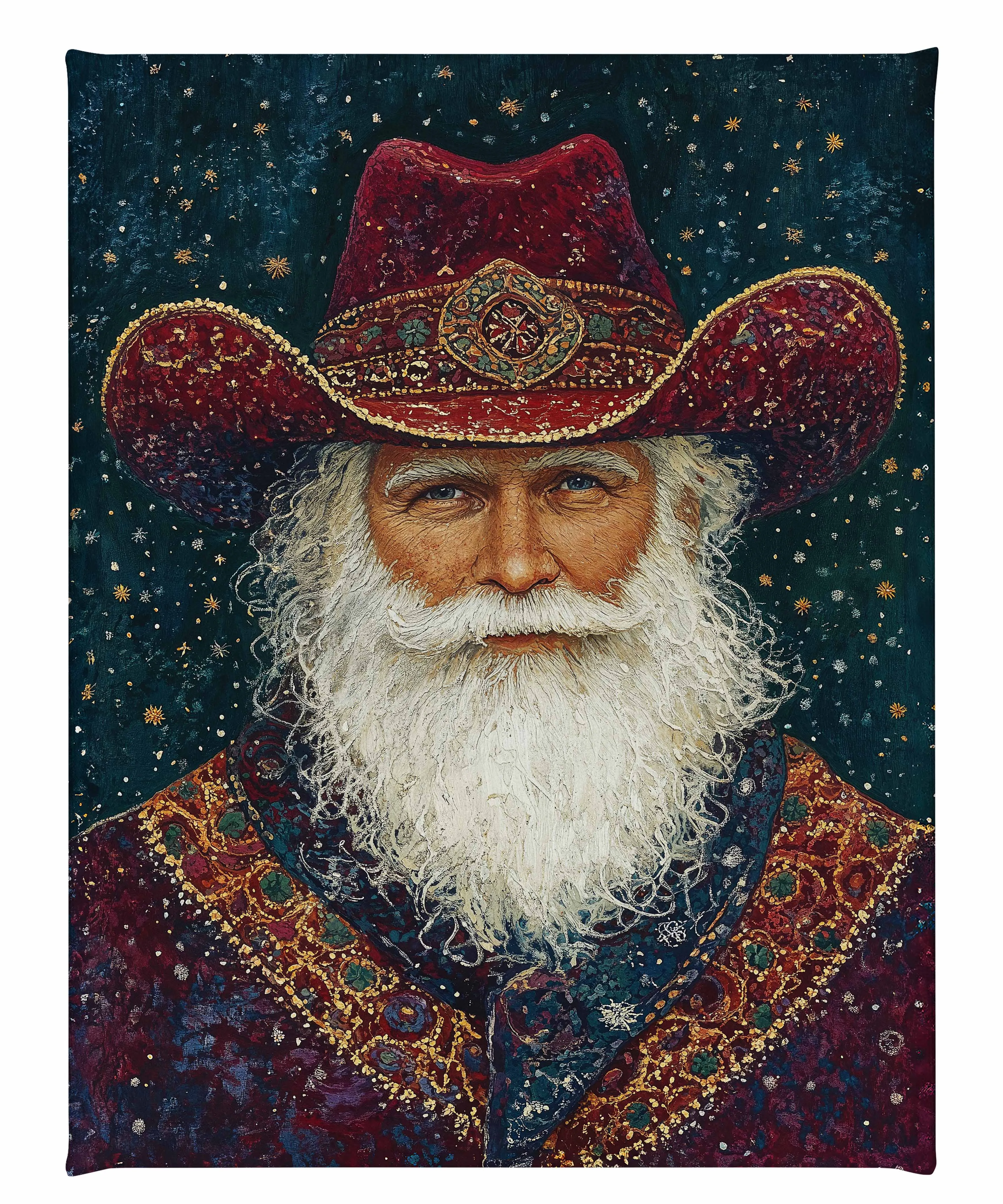 Portrait of Mr. Claus - Gallery Wrapped Canvas