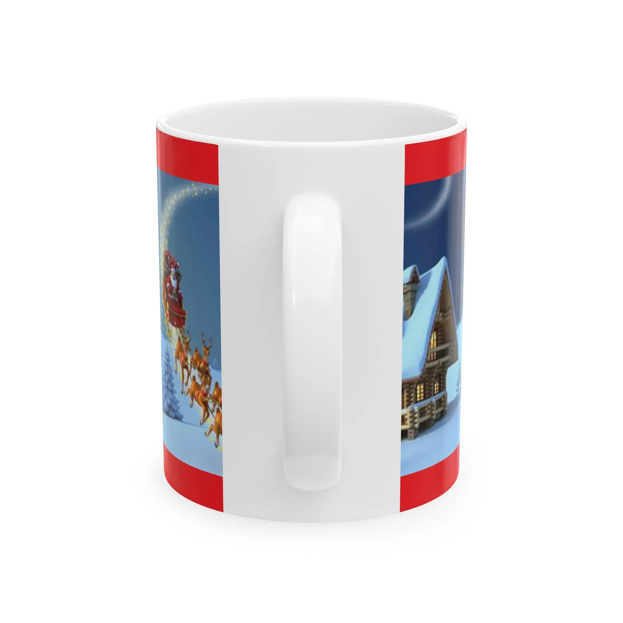 Princess Grace Festive Santa Claus Ceramic Mug - Perfect for Holiday Cheer