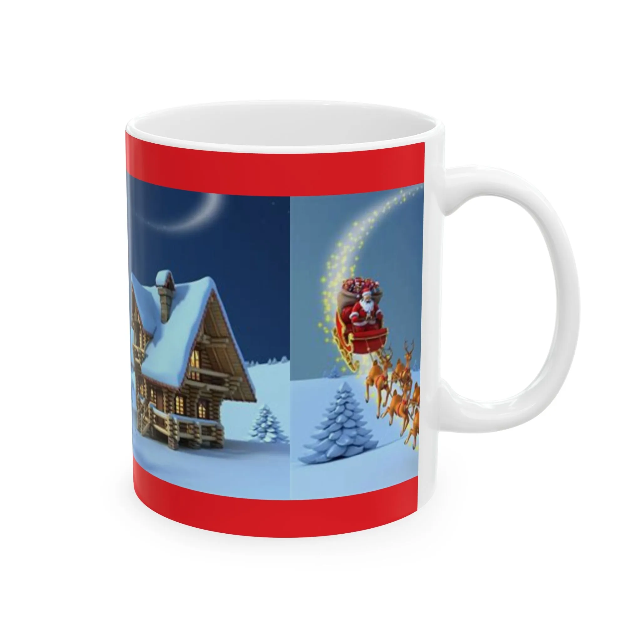 Princess Grace Festive Santa Claus Ceramic Mug - Perfect for Holiday Cheer