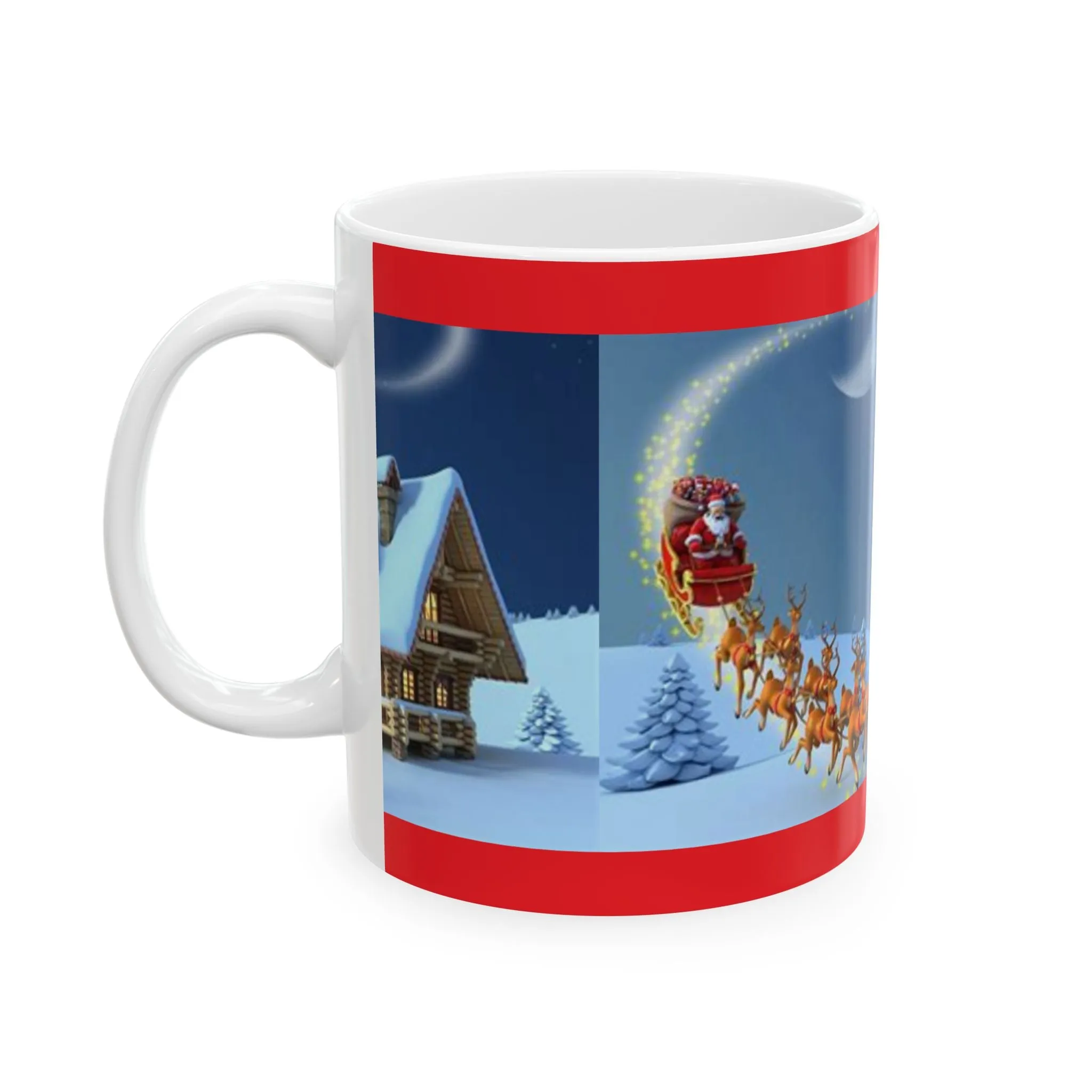 Princess Grace Festive Santa Claus Ceramic Mug - Perfect for Holiday Cheer