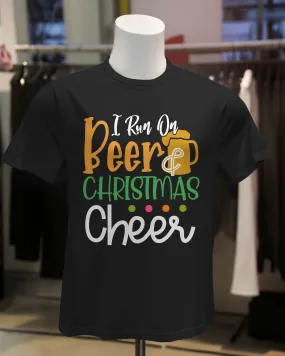 "I Run on Beer & Christmas Cheer" T-Shirt