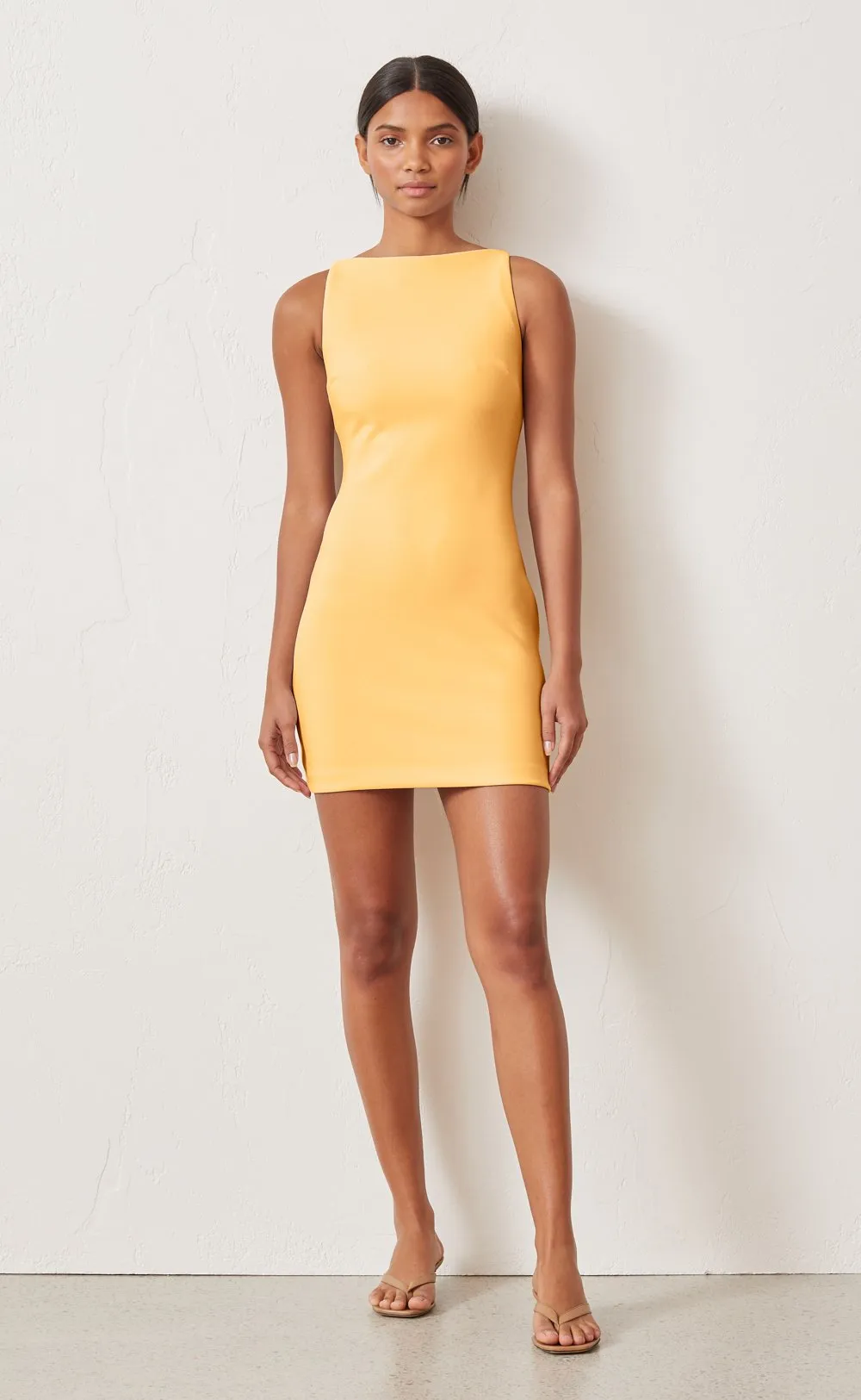 Raphaela Mini Dress in Melon