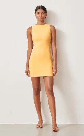 Raphaela Mini Dress in Melon