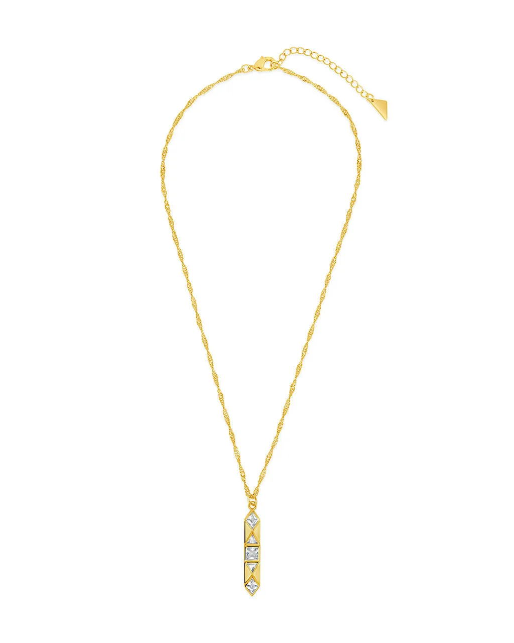 Romilly CZ Drop Pendant Necklace