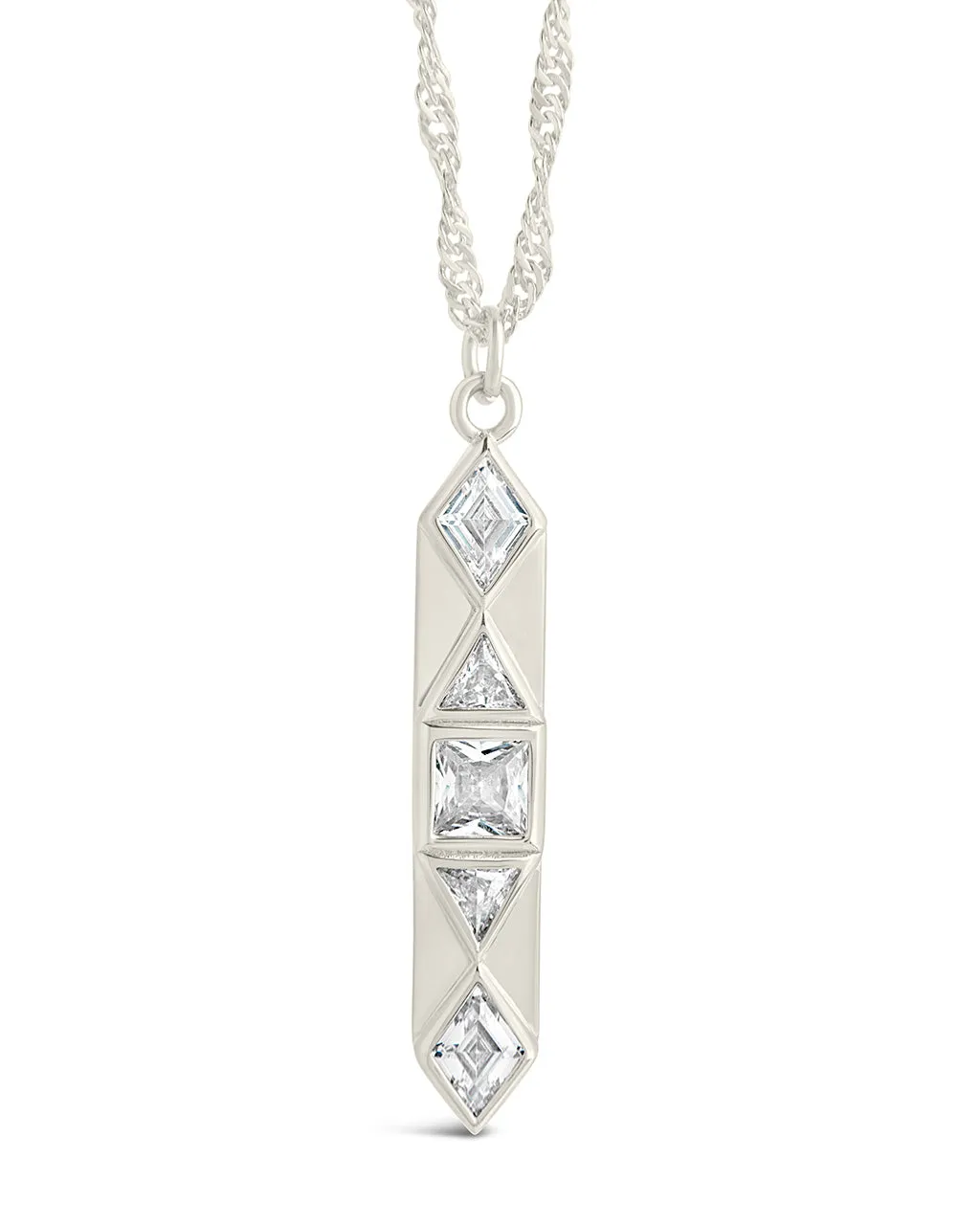 Romilly CZ Drop Pendant Necklace