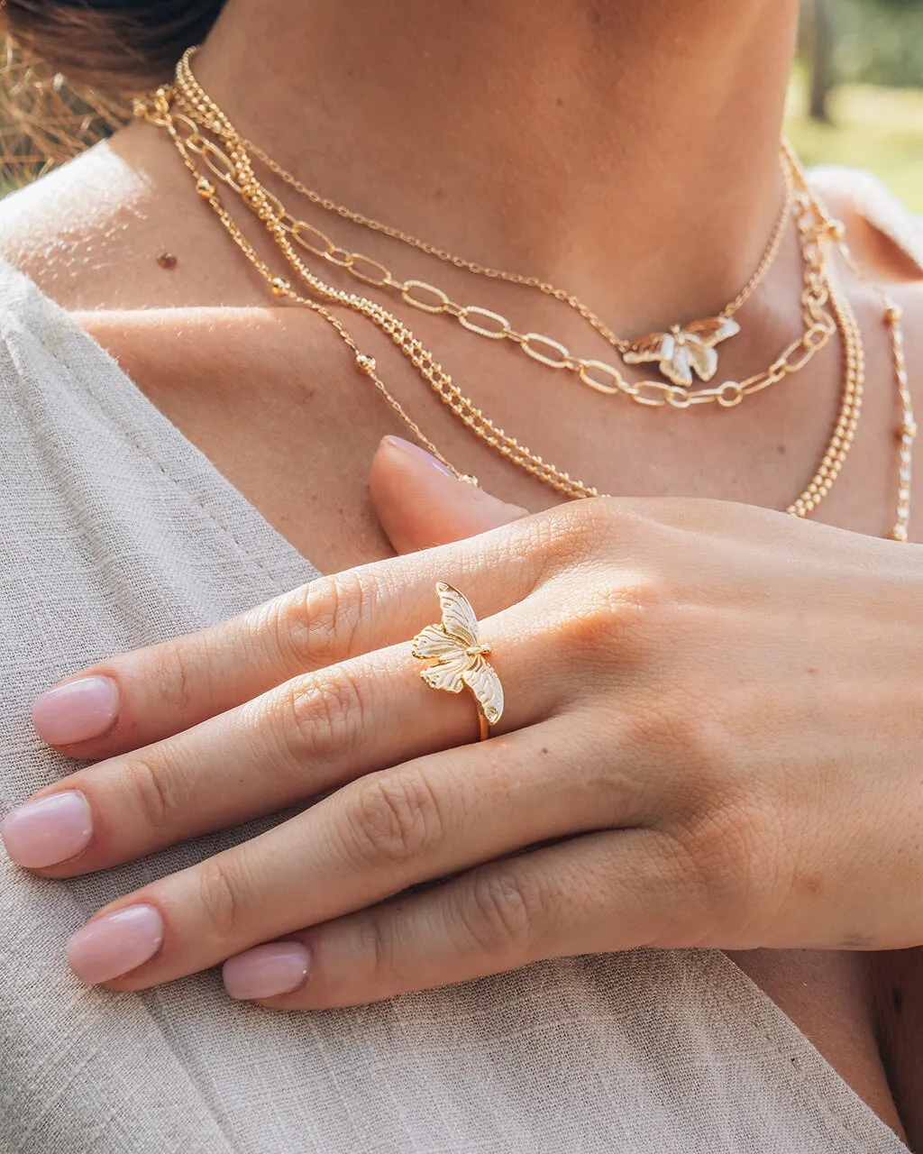 Rowena Butterfly Ring