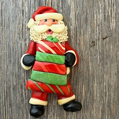 Santa Brings Gifts Ornament