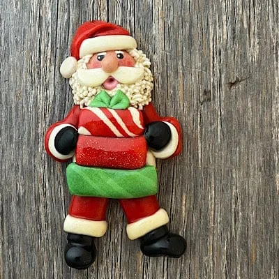 Santa Brings Gifts Ornament