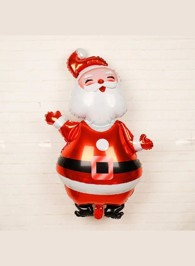 Santa Claus Christmas Foil Balloon Party Supplies – Festive Holiday Decorations for Christmas Parties