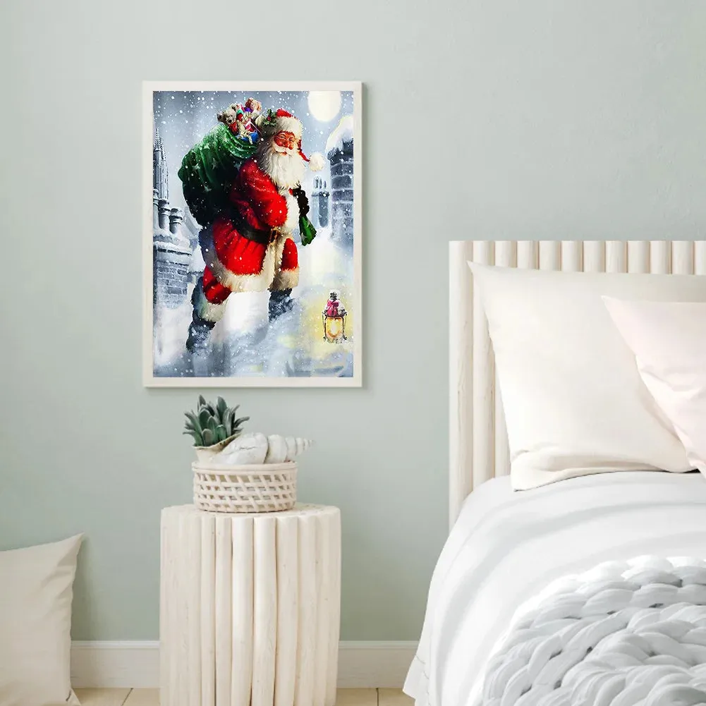 Santa Claus-Full Round Diamond Painting 30*40CM