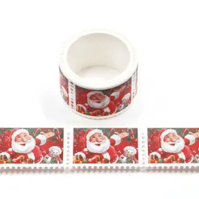 Santa claus Washi tape-craft supplies- scrapbooking-christmas-christmas stamp-card making-planner stickers-bullet journal-bujo-Love My Tapes