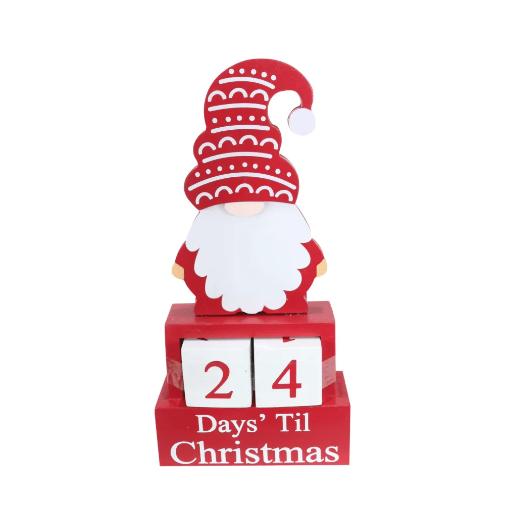 Santa Countdown Table Deco Asst