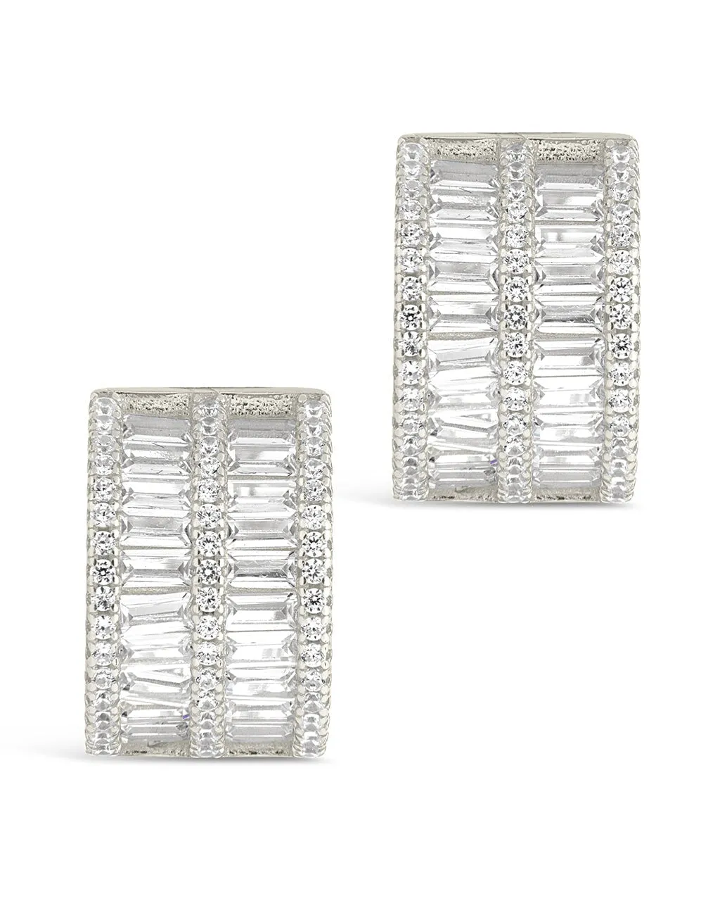 Serena CZ Hoop Earrings