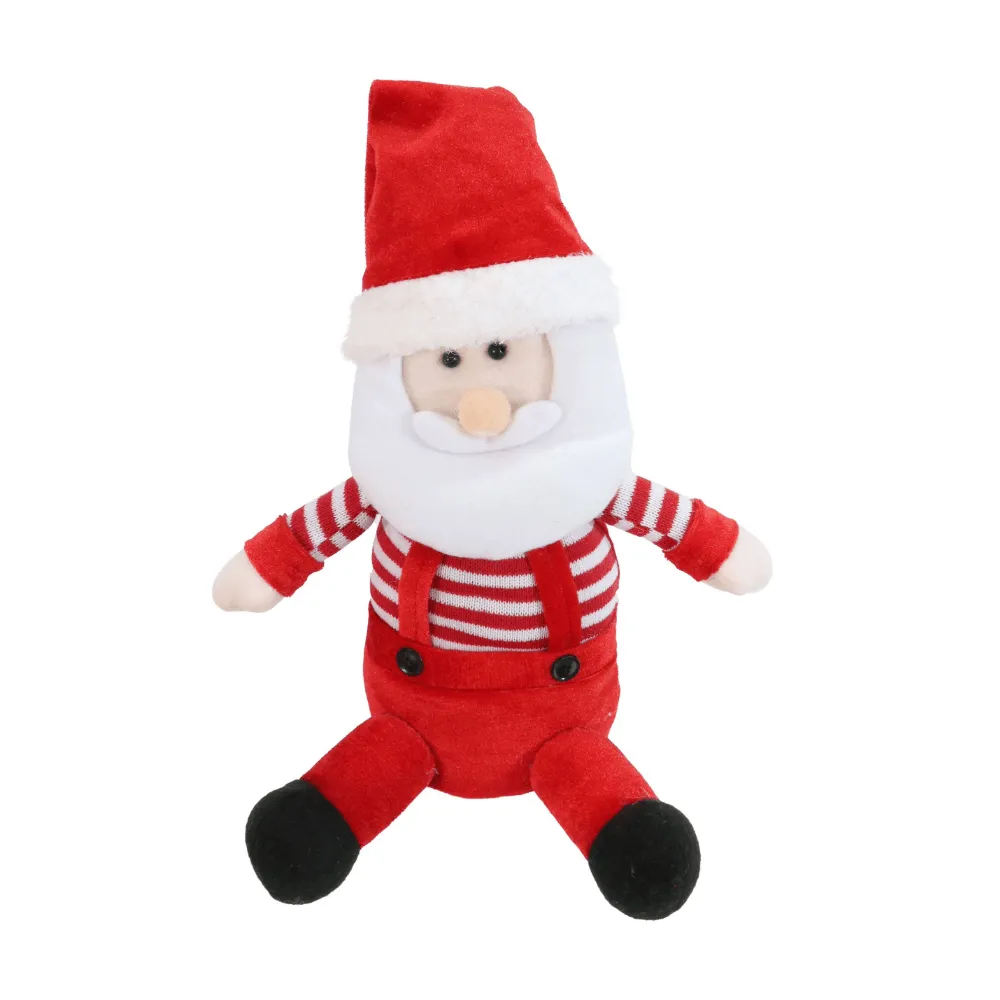 Sitting Santa Figurine Asst (30cm)