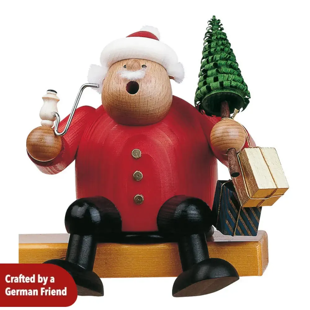 Smoker Chubby Santa Claus sitting