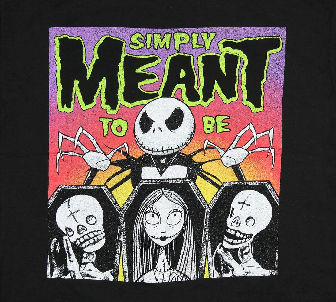 The Nightmare Before Christmas Jack And Sally Simply Meant To Be T-Shirt