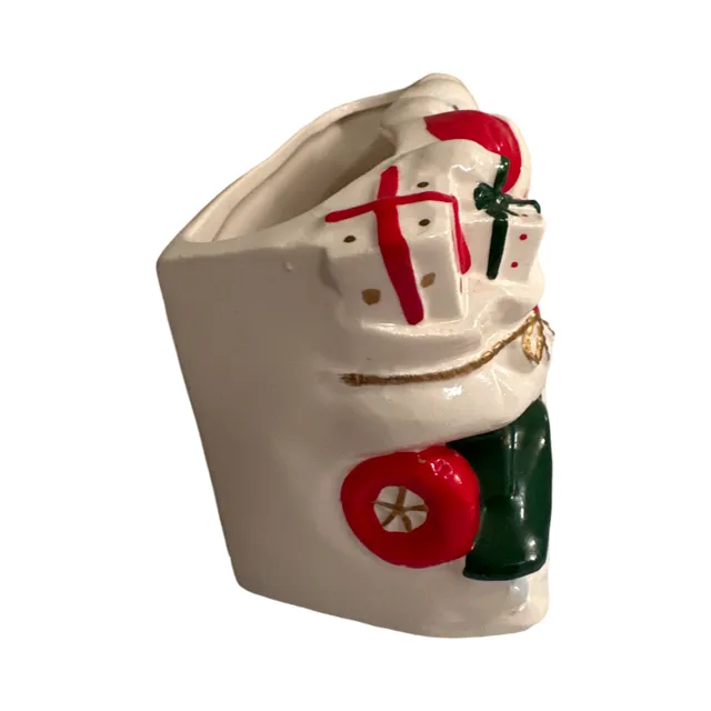 Vintage Ucagco Santa On The Go Planter