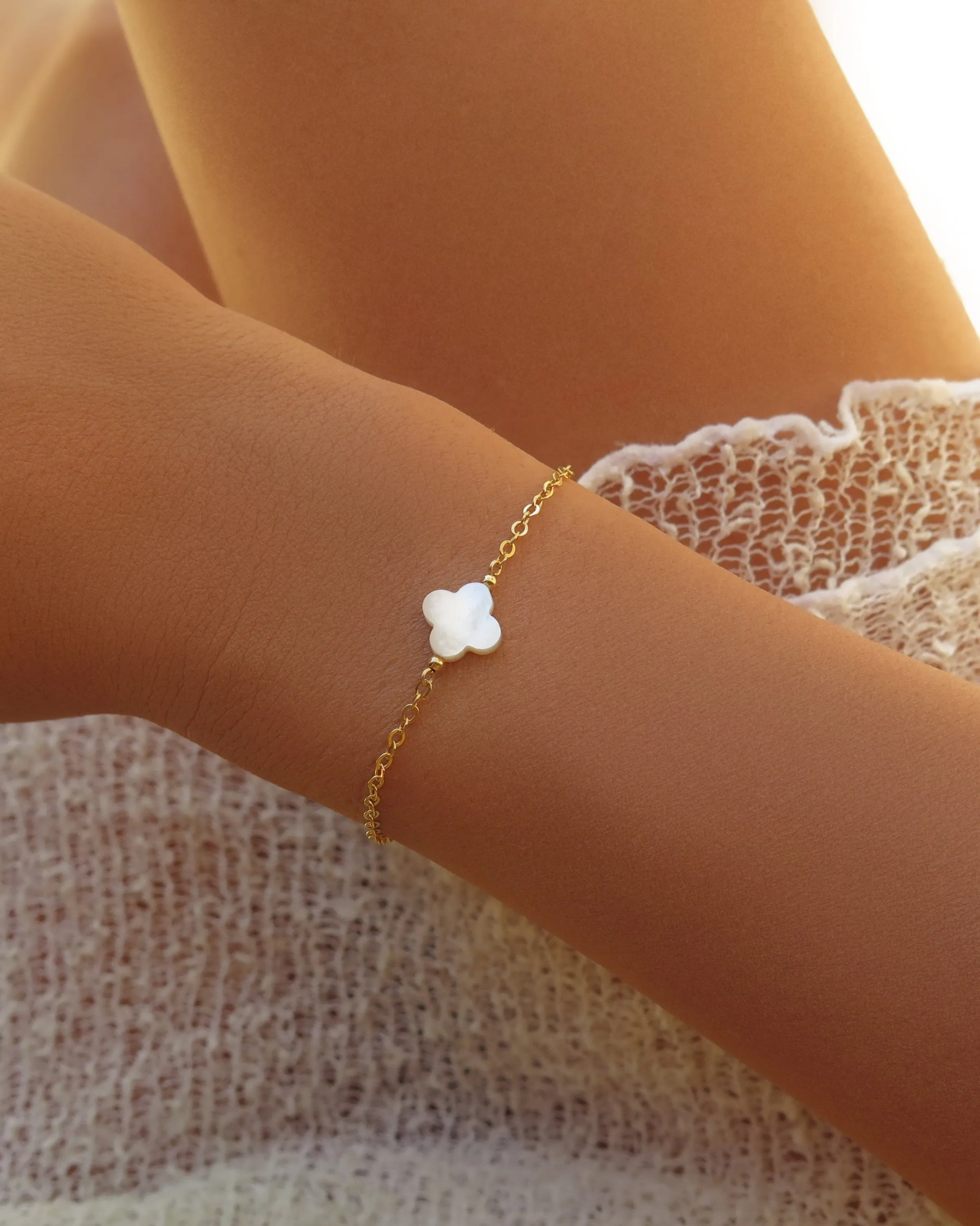 White Clover Bracelet