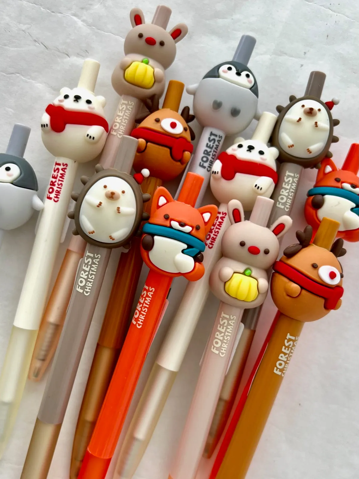 X 22571 FOREST CHRISTMAS ANIMALS GEL PEN-DISCONTINUED