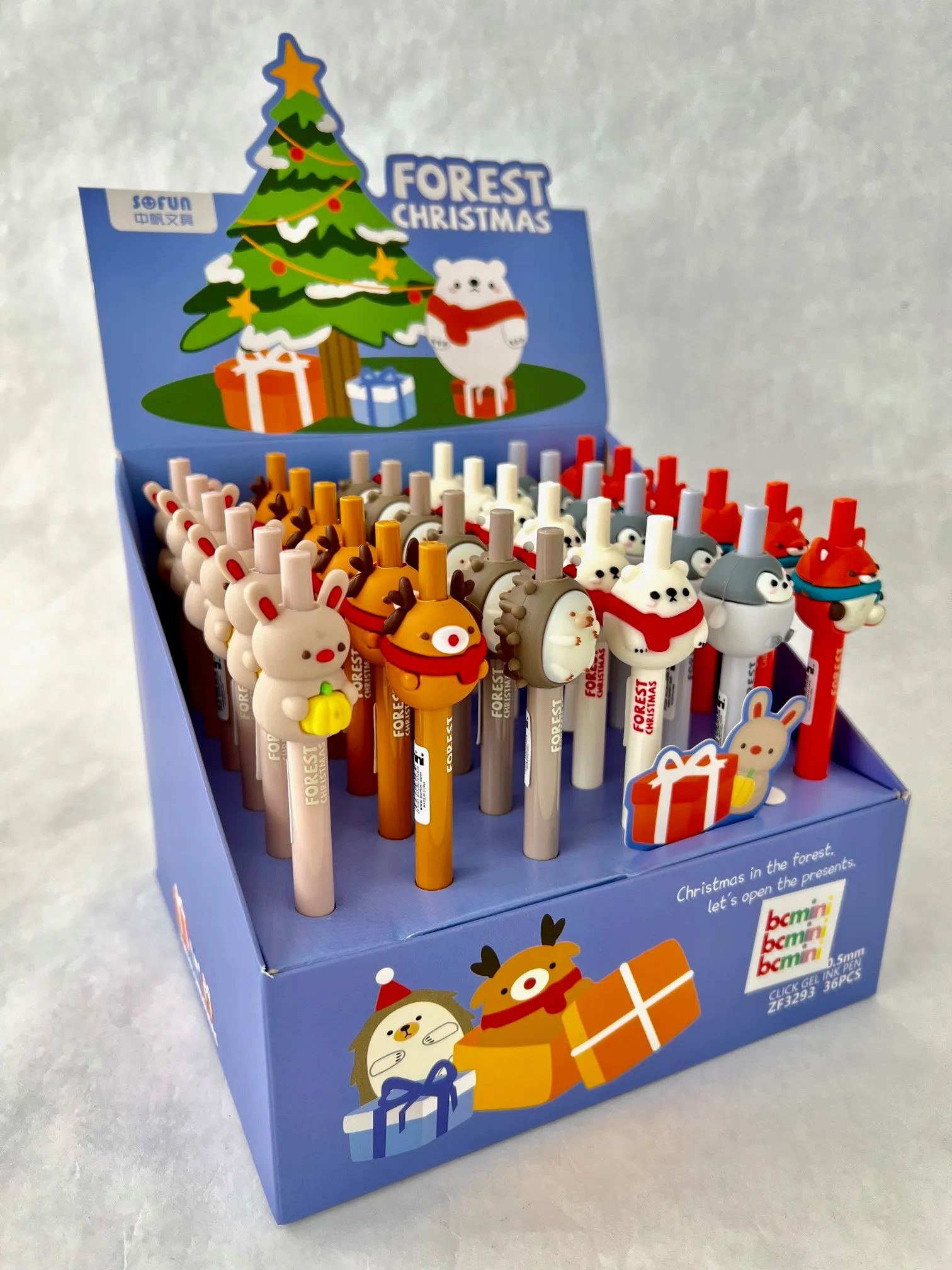 X 22571 FOREST CHRISTMAS ANIMALS GEL PEN-DISCONTINUED