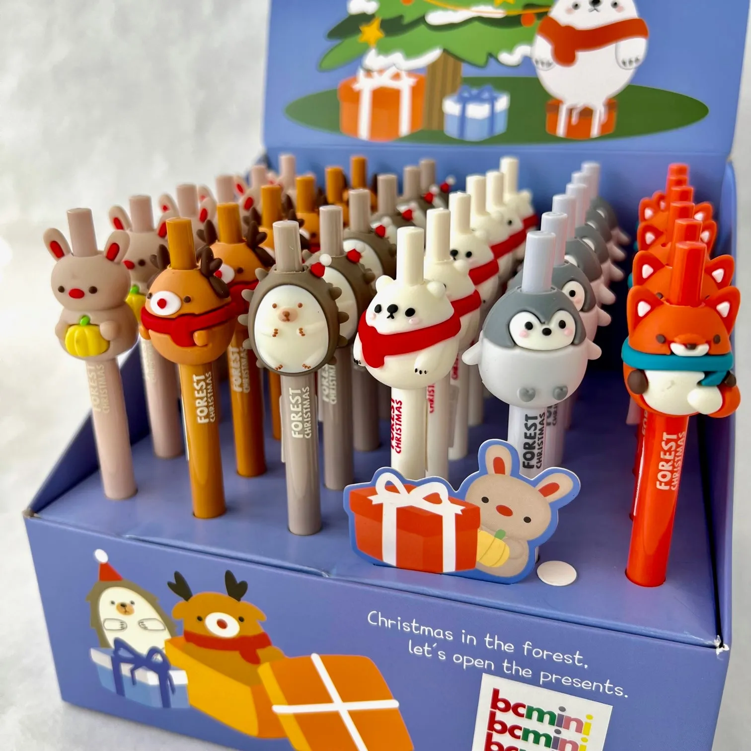 X 22571 FOREST CHRISTMAS ANIMALS GEL PEN-DISCONTINUED