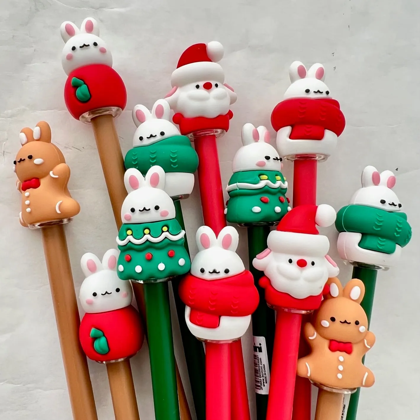 X 22586 CHRISTMAS BUNNY GEL PEN-DISCONTINUED