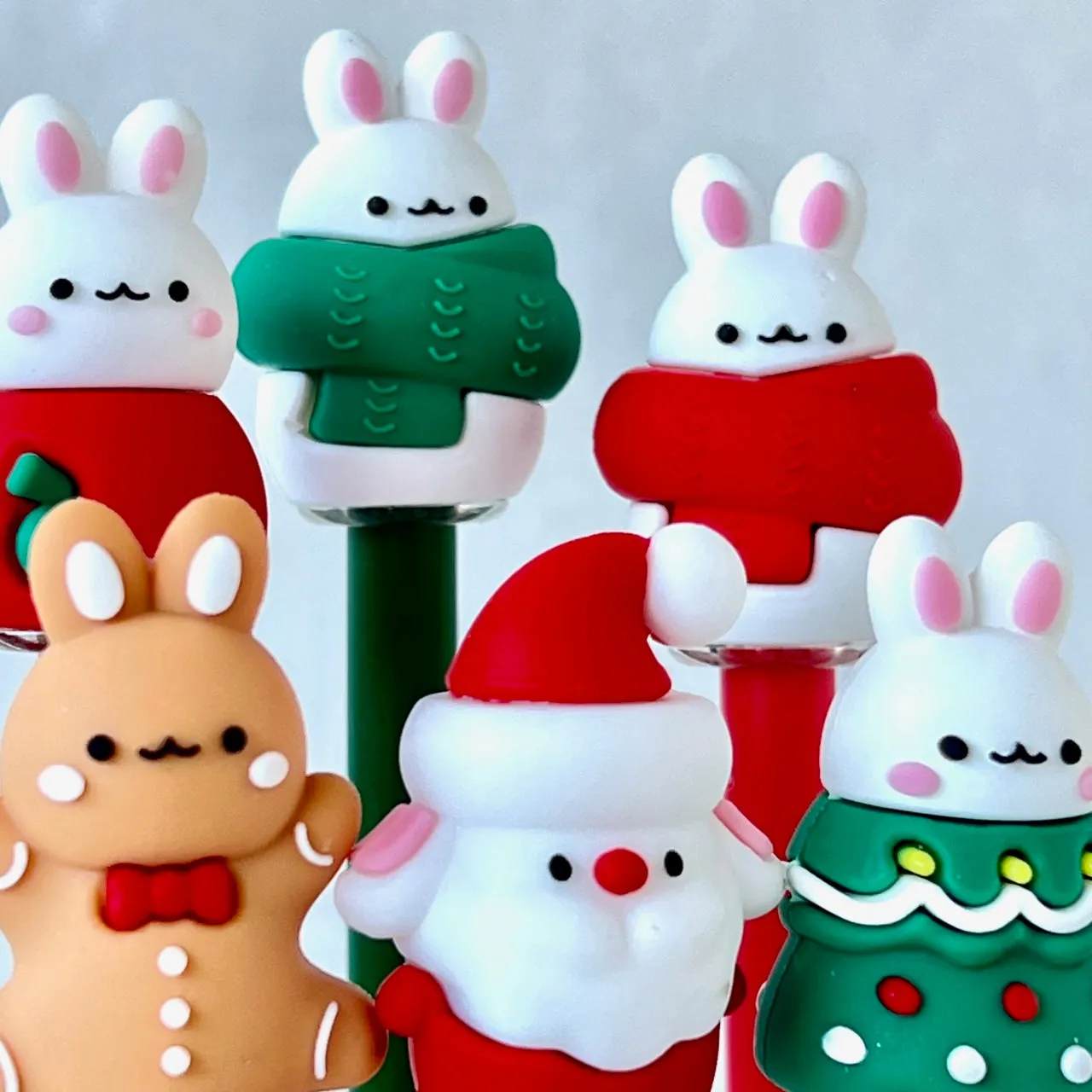 X 22586 CHRISTMAS BUNNY GEL PEN-DISCONTINUED