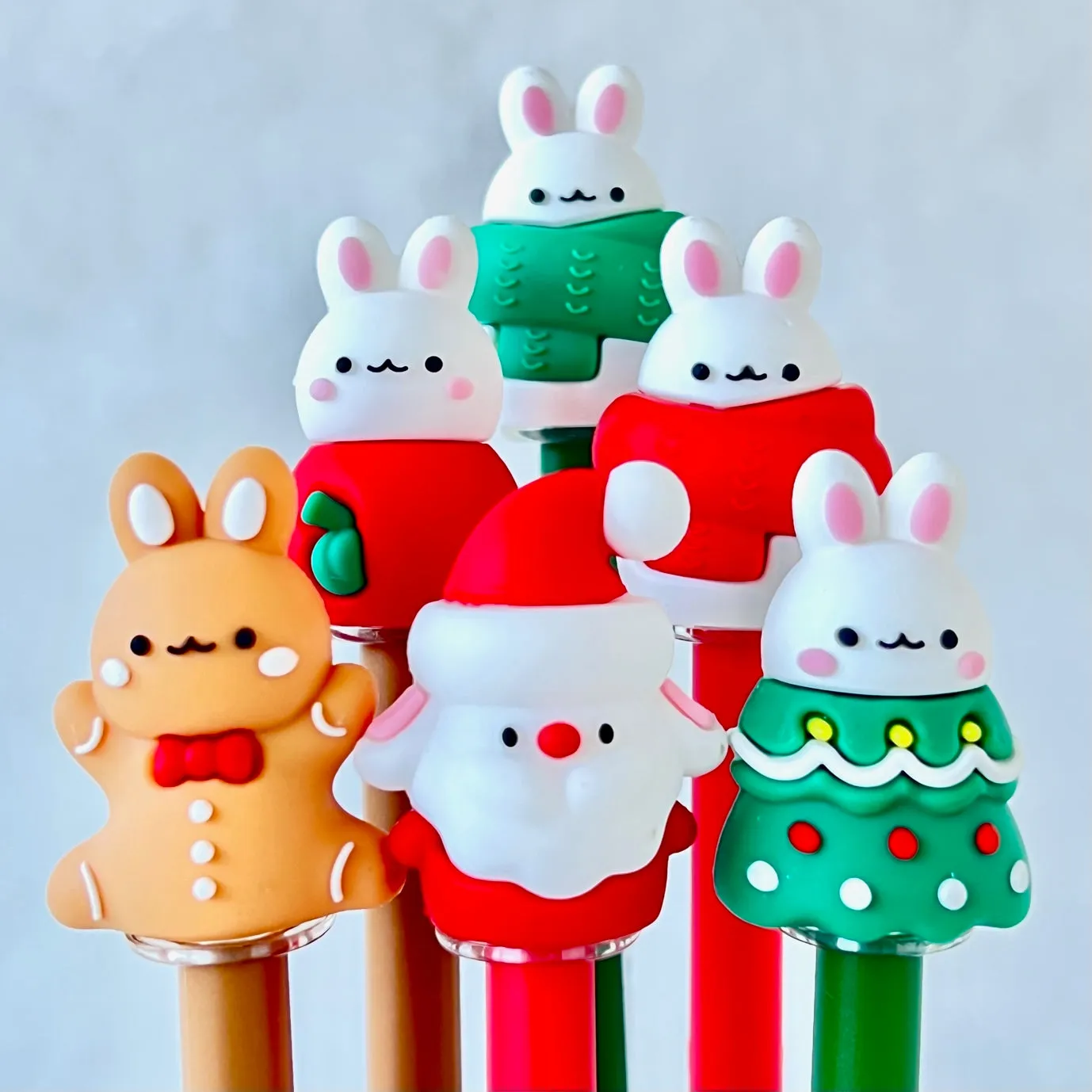 X 22586 CHRISTMAS BUNNY GEL PEN-DISCONTINUED